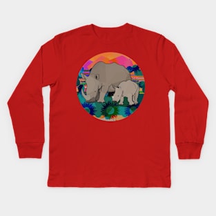 Rhinos Kids Long Sleeve T-Shirt